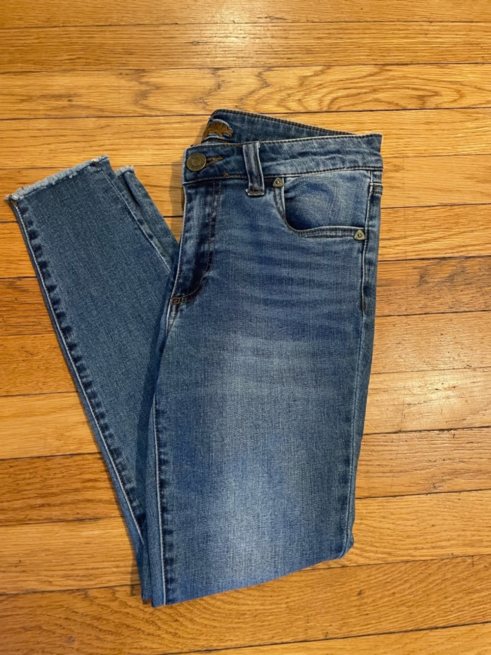 Kut From The Kloth Carlo Ankle Skinny Jeans Petite 2P Medium Wash